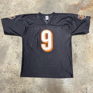 Y2K NFL Cincinnati Bengals Jersey Men’s Large Black Carson Palmer Sports 00s